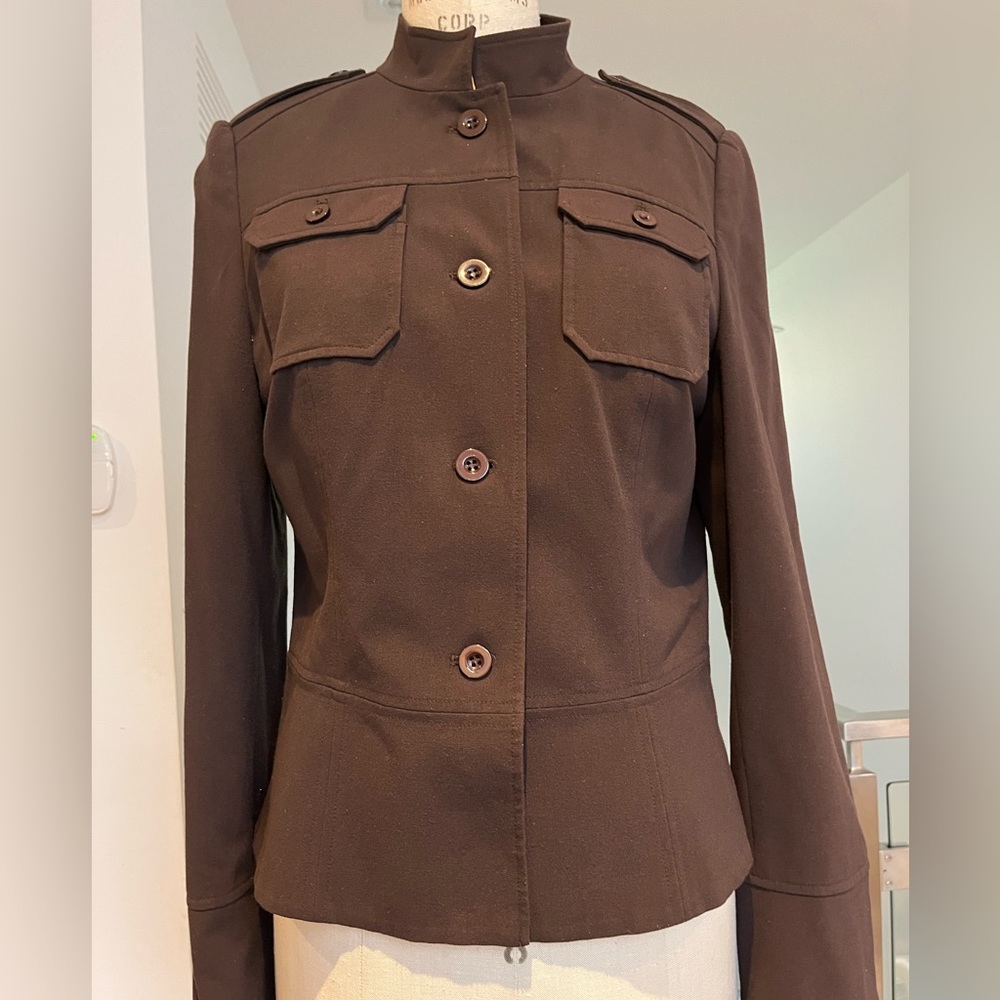 Max Studio brown jacket size 10